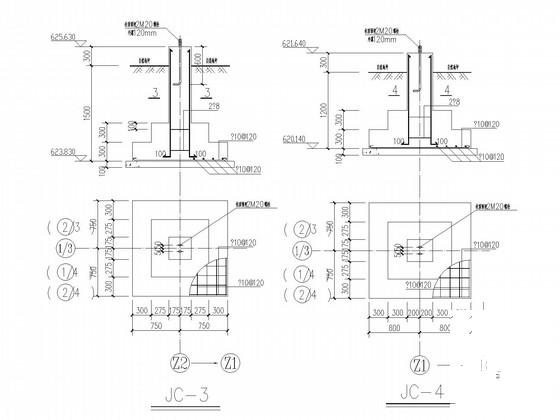 62米长煤矿栈桥结构CAD施工图纸（桁架结构）(平面布置图) - 4