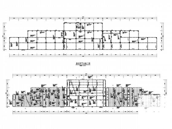 单层框架结构体育场看台建筑施工CAD图纸（独立基础） - 1