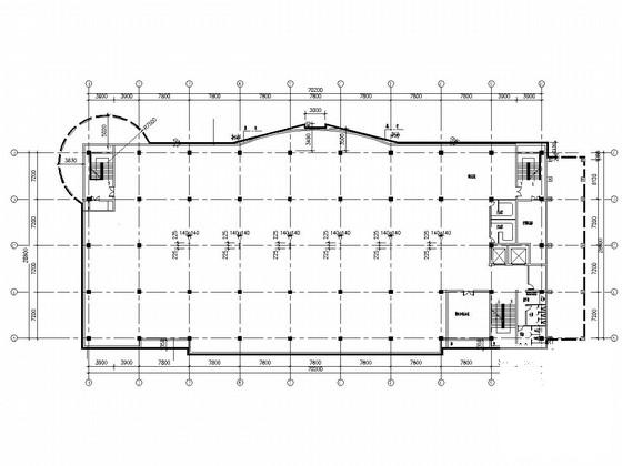 6层钢结构服饰城结构CAD施工图纸（轻钢结构） - 2