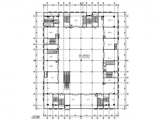 5层框架结构商业办公楼玻璃幕墙CAD施工图纸（车道雨棚玻璃雨棚）(公共建筑节能设计) - 2