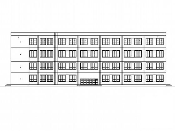 4层中学北校区教学楼建筑施工CAD图纸（毕业设计方案） - 1