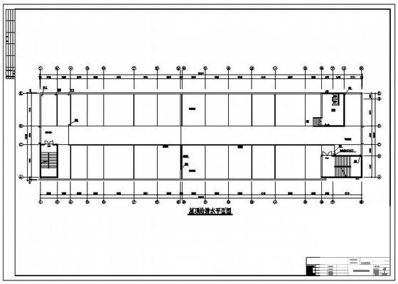 6层中学教学楼给排水CAD施工图纸 - 3