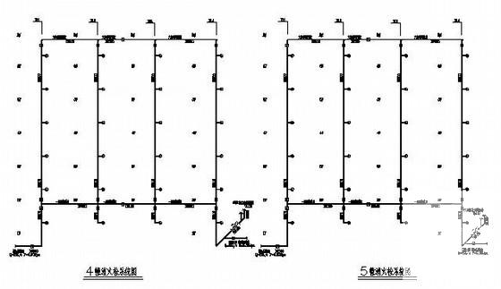 6层中学宿舍给排水CAD施工图纸 - 4