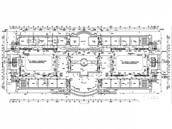 6层中学教学楼建筑给排水CAD施工图纸 - 1