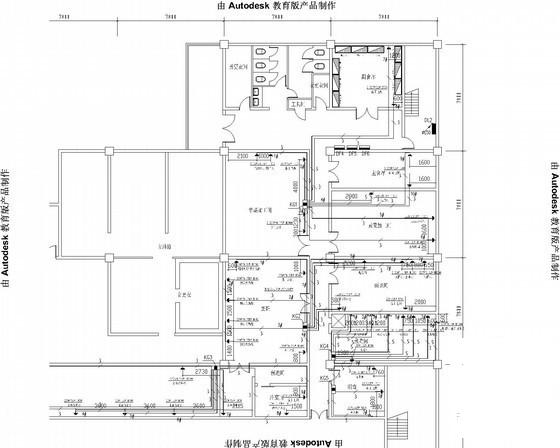 中学食堂给排水电气CAD施工图纸（三级负荷） - 3