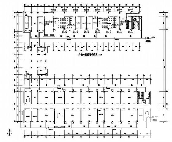 4层中学暖通CAD施工图纸 - 1