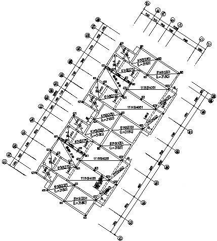 5层条形基础底框安置住宅楼结构CAD施工图纸（6度抗震） - 2