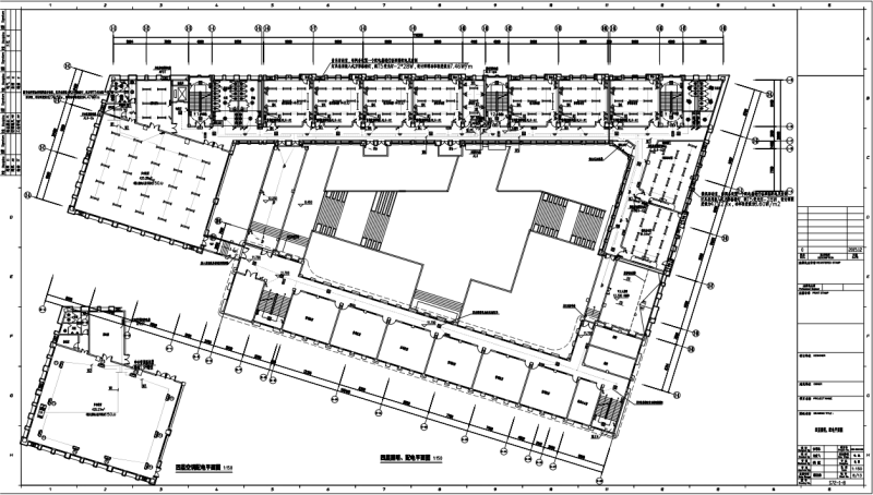 中学学校综合楼电气施工CAD图纸(框架结构) - 5