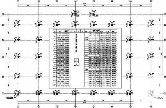 独立基础框架结构训练中心CAD施工图纸（7度抗震） - 2