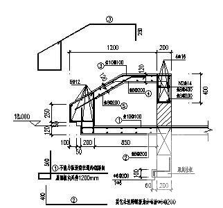 6层剪力墙结构厂房办公楼筏板基础结施CAD施工图纸 - 3