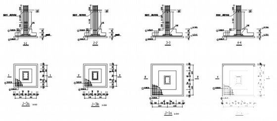 2层框架结构联合厂房结构CAD施工图纸 - 4