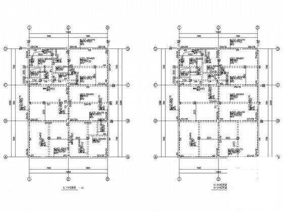 5层框架结构金融楼结构设计CAD施工图纸 - 3