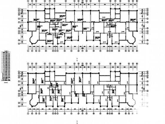 18层剪力墙结构住宅楼结构设计图纸(梁配筋图) - 2