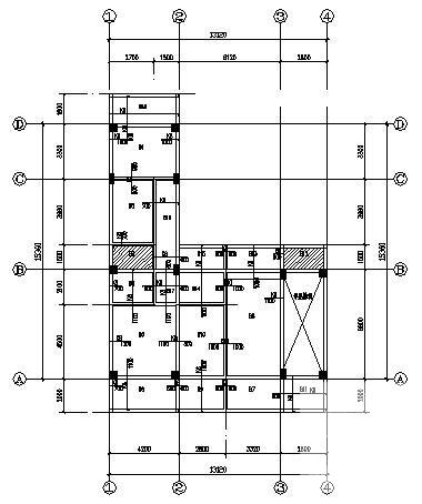 6层条形基础框架住宅楼结构CAD施工图纸（6度抗震） - 2