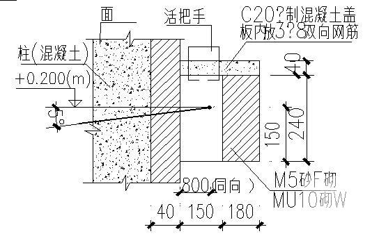 6层条形基础框架住宅楼结构CAD施工图纸（6度抗震） - 4