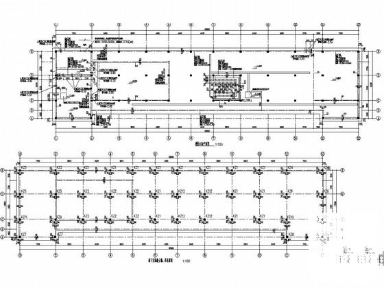 独立基础框架结构小区设备用房结构CAD施工图纸（7度抗震）(楼梯配筋图) - 2