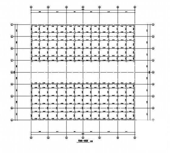 框架结构食堂体育楼结构设计方案CAD图纸 - 1