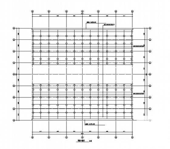 框架结构食堂体育楼结构设计方案CAD图纸 - 2