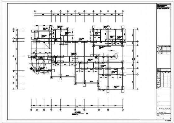 3层框架结构幼儿园结构设计方案CAD图纸 - 3