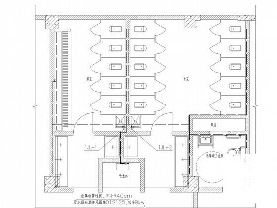 12层中学教学楼给排水CAD施工图纸（太阳能热水） - 3