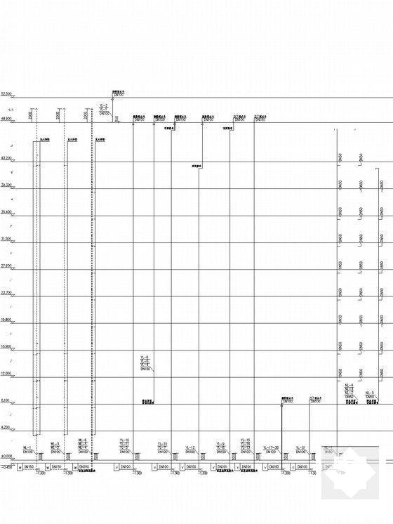 12层中学教学楼给排水CAD施工图纸（太阳能热水） - 5