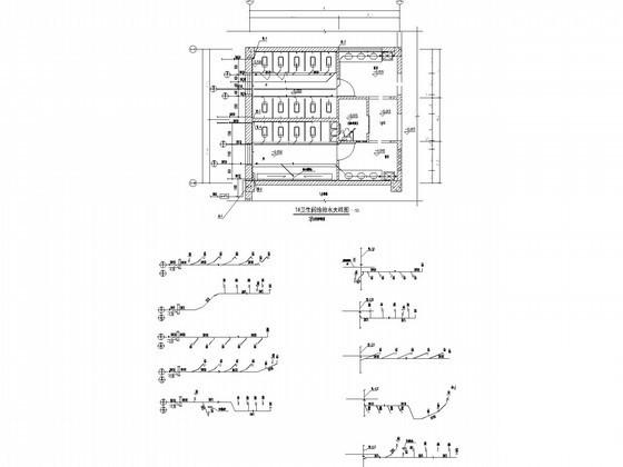 6层中学扩建工程给排水消防CAD施工图纸 - 3