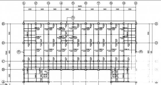 3层独立基础框架结构校舍结构CAD施工图纸（6度抗震）(梁平法配筋图) - 2