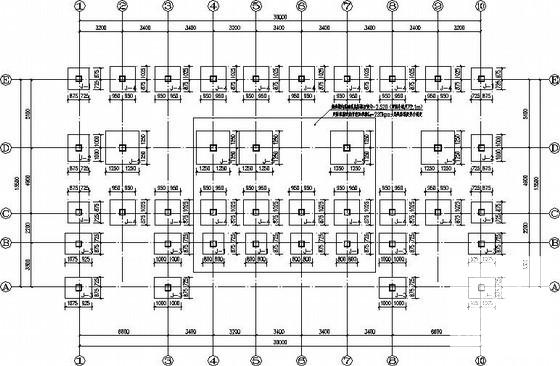 3层独立基础框架结构校舍结构CAD施工图纸（6度抗震）(梁平法配筋图) - 3