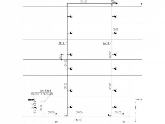 中学宿舍给排水照明CAD施工图纸(配电箱系统图) - 4