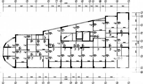 18层独立基础剪力墙住宅楼结构CAD施工图纸 - 2