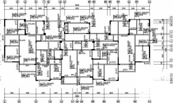 两套剪力墙抗震墙住宅结构CAD施工图纸（6度抗震） - 1