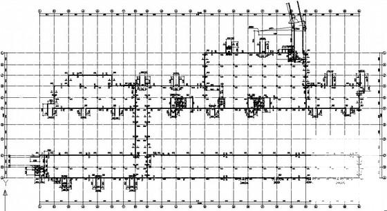 条形基础框架地下室车库结构CAD施工图纸 - 2