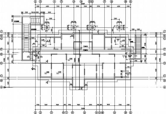 小高层剪力墙住宅楼结构设计CAD施工图纸(梁平法配筋图) - 2