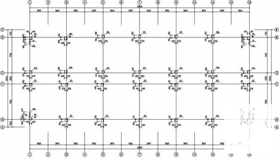 6层框架剪力墙结构办公楼结构设计CAD施工图纸（独立基础） - 1
