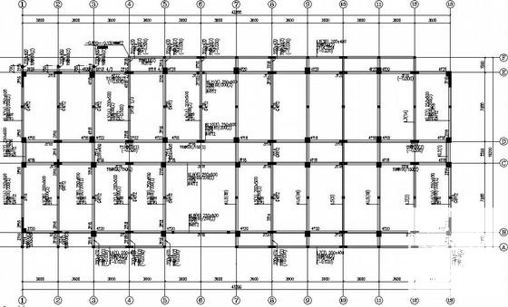 6层框架剪力墙结构办公楼结构设计CAD施工图纸（独立基础） - 2