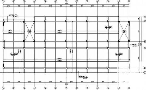 6层框架剪力墙结构办公楼结构设计CAD施工图纸（独立基础） - 3