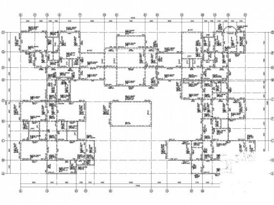 3层框架结构商业楼结构设计CAD施工图纸 - 3