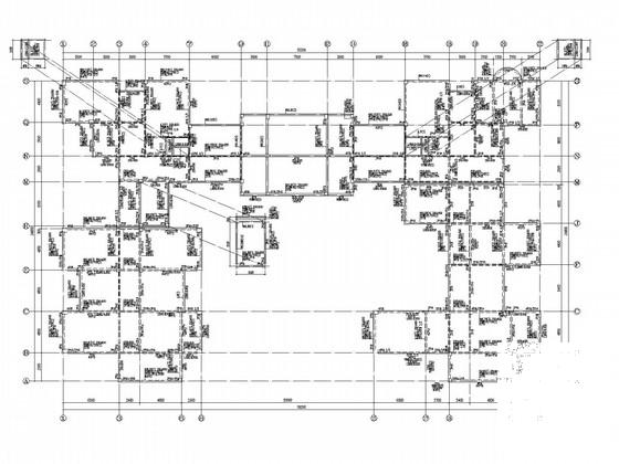 3层框架结构商业楼结构设计CAD施工图纸 - 4