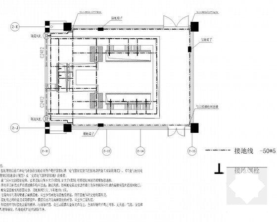 中学配电房2台630KVA专变工程CAD施工图纸 - 5