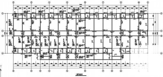 5层独立基础框架结构宿舍楼结构CAD施工图纸（6度抗震） - 1