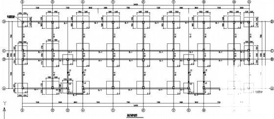 5层独立基础框架结构宿舍楼结构CAD施工图纸（6度抗震） - 3