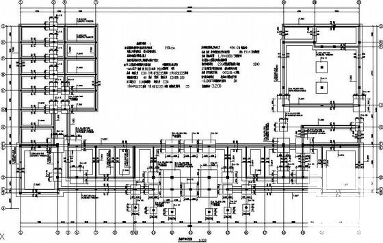 5层砖混底框办公楼结构设计CAD施工图纸（条形基础）(平面布置图) - 3