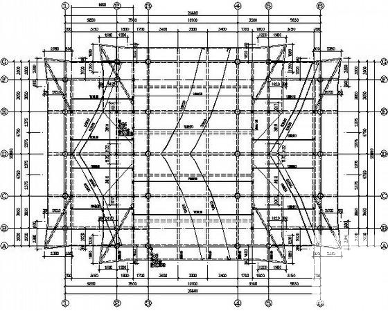 3层桩基础老年活动中心框架结构CAD施工图纸 - 3