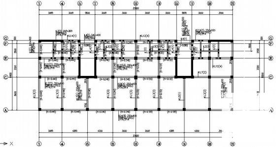 6层底部框架抗震墙住宅楼结构CAD施工图纸（独立基础） - 4