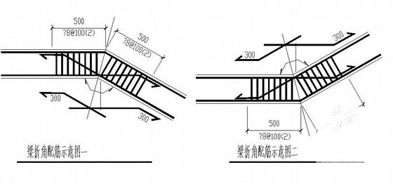 地上两层地下1层异形柱框架住宅楼结构CAD施工图纸（独立基础）(地下室底板) - 4