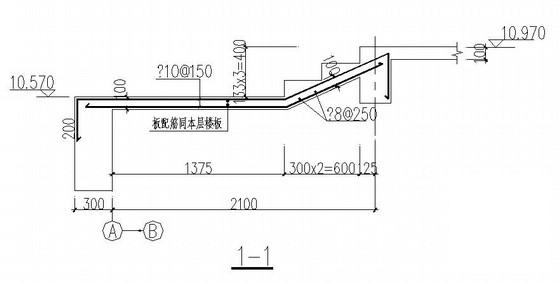 8层独立基础框架结构办公楼结构CAD施工图纸（7度抗震） - 4