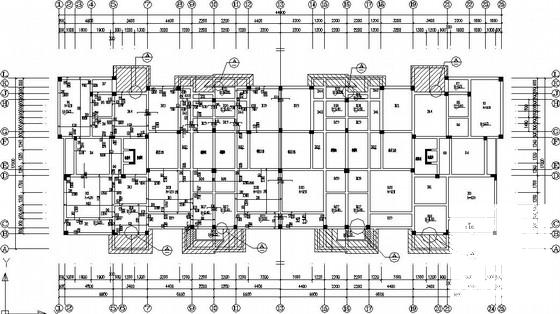 4层桩基础异形柱框架结构商场结构CAD施工图纸（6度抗震） - 1