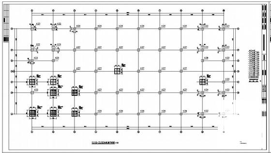 上10层框架结构业务技术与配套用房设计CAD图纸(楼梯平面图) - 2