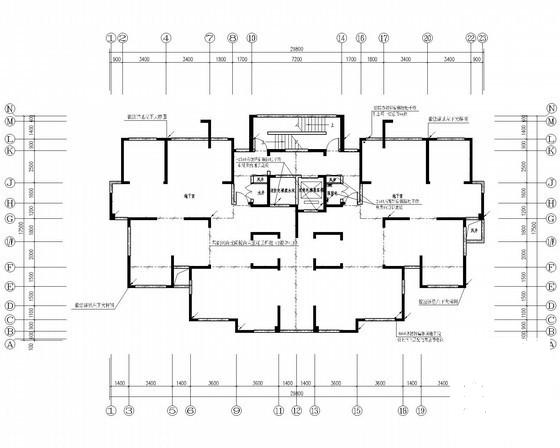 32层剪力墙结构住宅楼电气CAD施工图纸 - 2