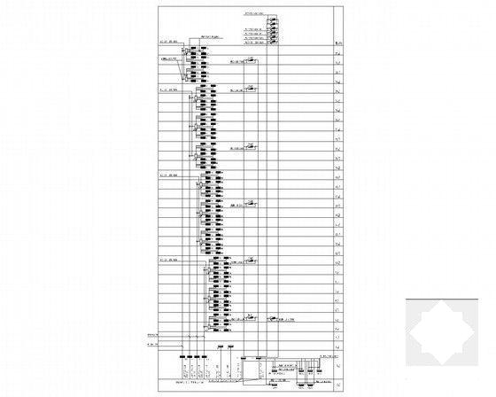 32层剪力墙结构住宅楼电气CAD施工图纸 - 4